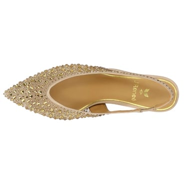 j renee gold dress shoes Women's J Renee, Jenvey Sandal Gold Glitter 7 N