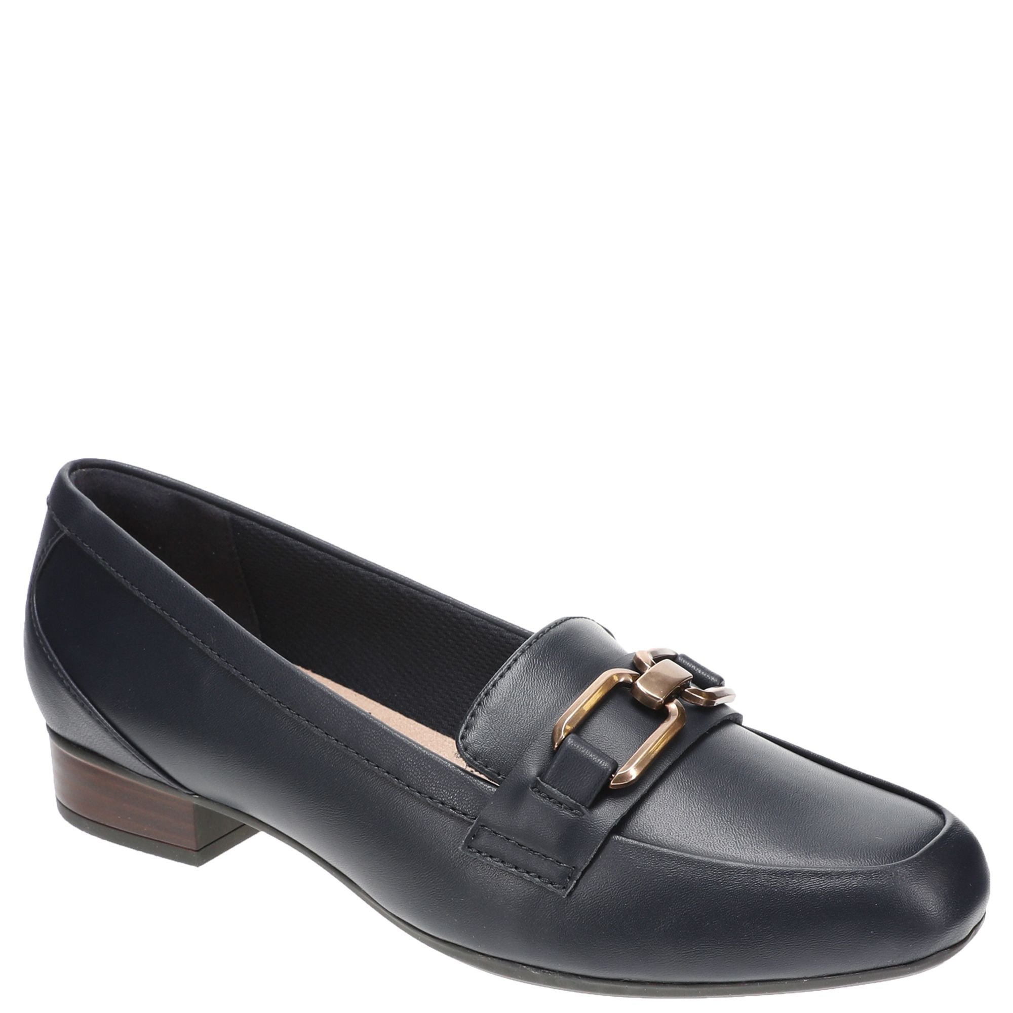 (取寄) クラークス レディース ジュリエット エコー Clarks women Juliet Echo Navy Leather Clarks Juliet Echo (Women's) | Free shipping available at ShoeMall.com