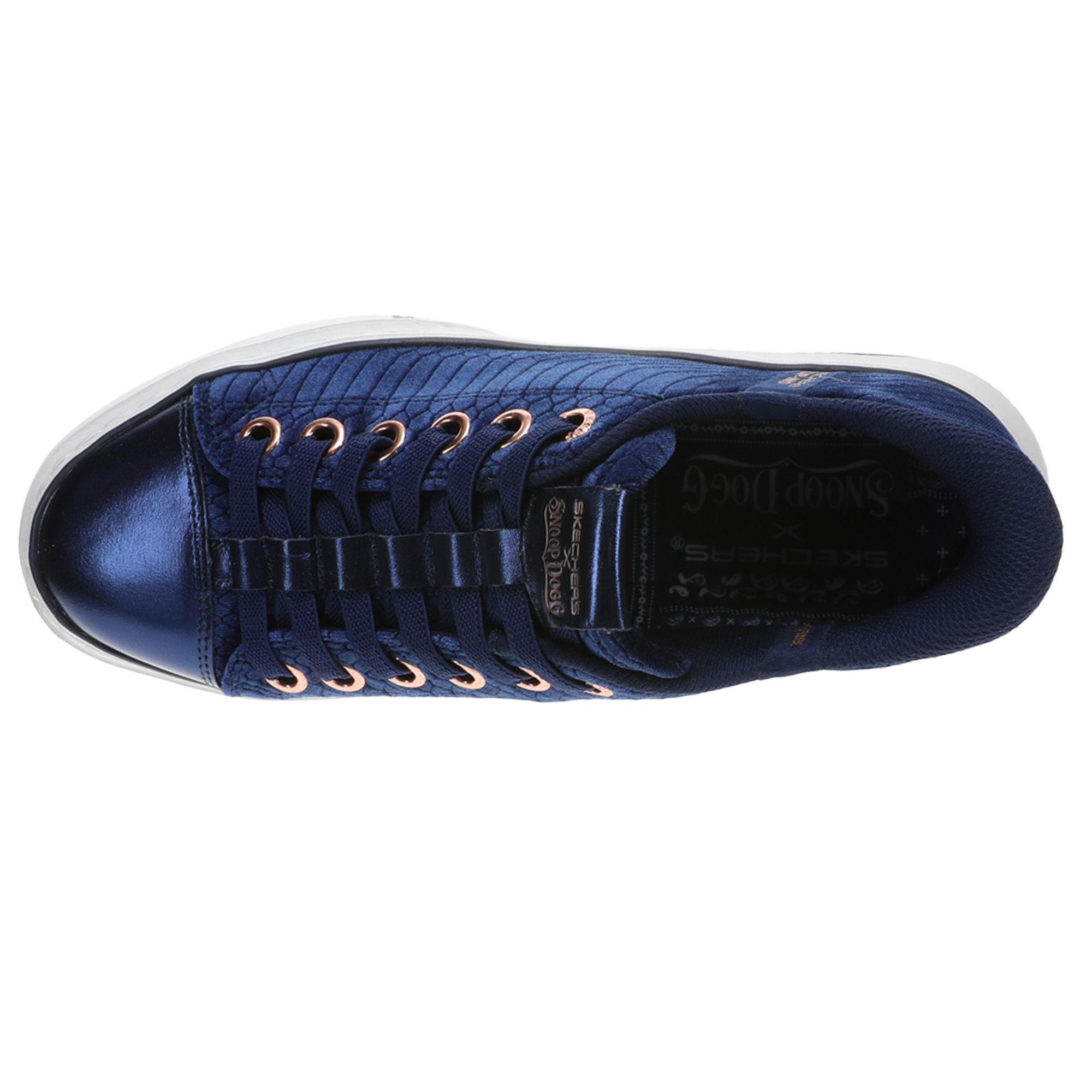 SKECHERS Snoop Dogg コラボシューズ ネイビー Skechers x Snoop Dogg Slip-Ins: Snoop One-Velvet Snoop (Women's