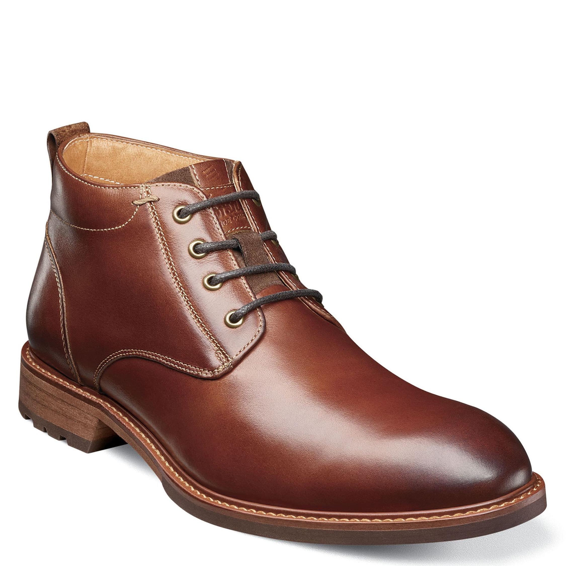 Florsheim Men\'s Size 8 M Brown Leather Chukka Ankle Boots Lace Up Comfort Casual Florsheim Rucci Plain Toe Chukka Boot (Men) | Nordstrom main image 3