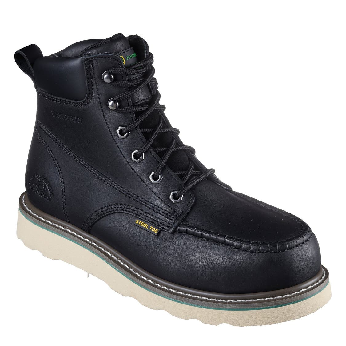 Western Boots Mens Boots John Deere Work Boots Steel Toe John - Main Image