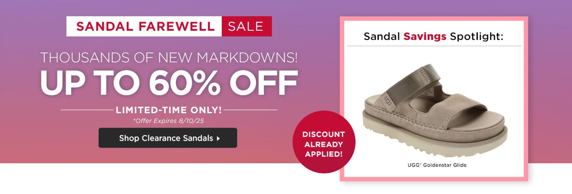 Shop Clearance Sandals