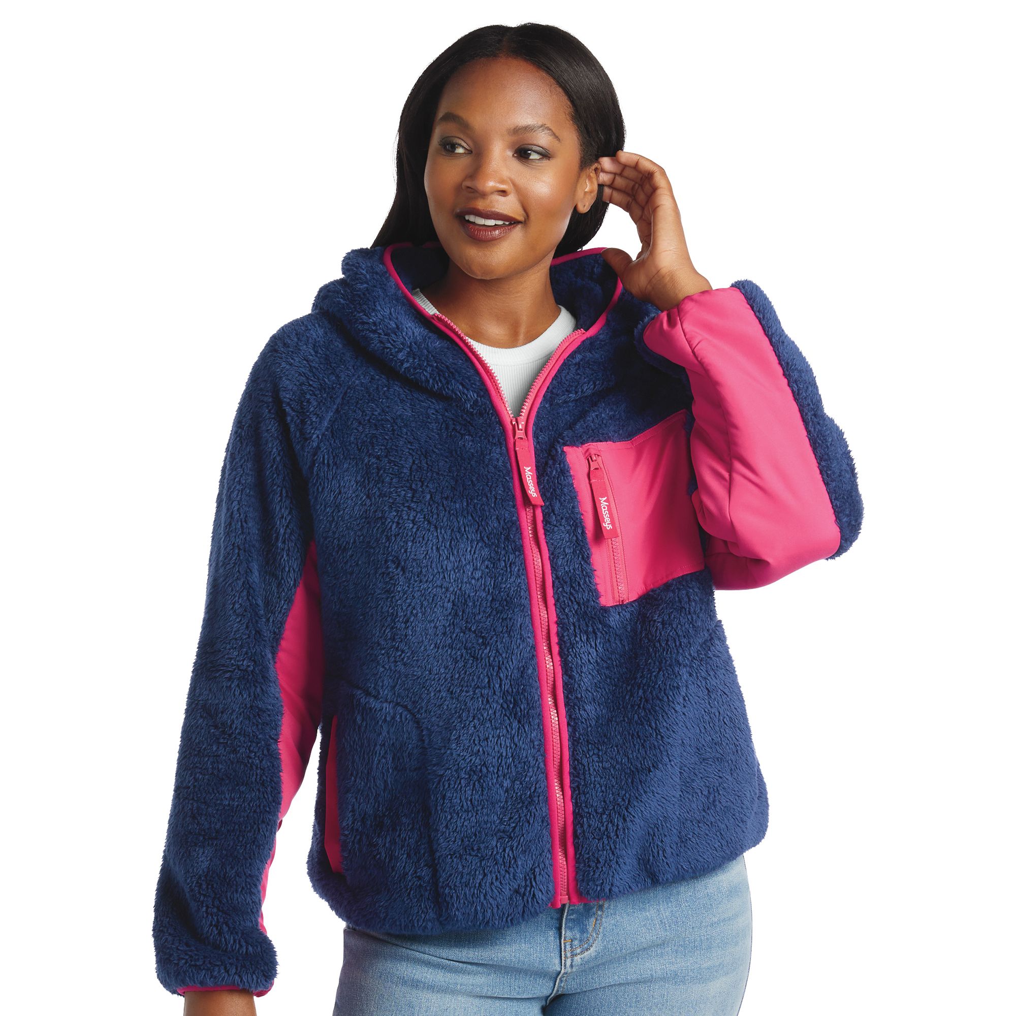 Masseys® Zip-Up Sherpa | Free shipping available at ShoeMall.com