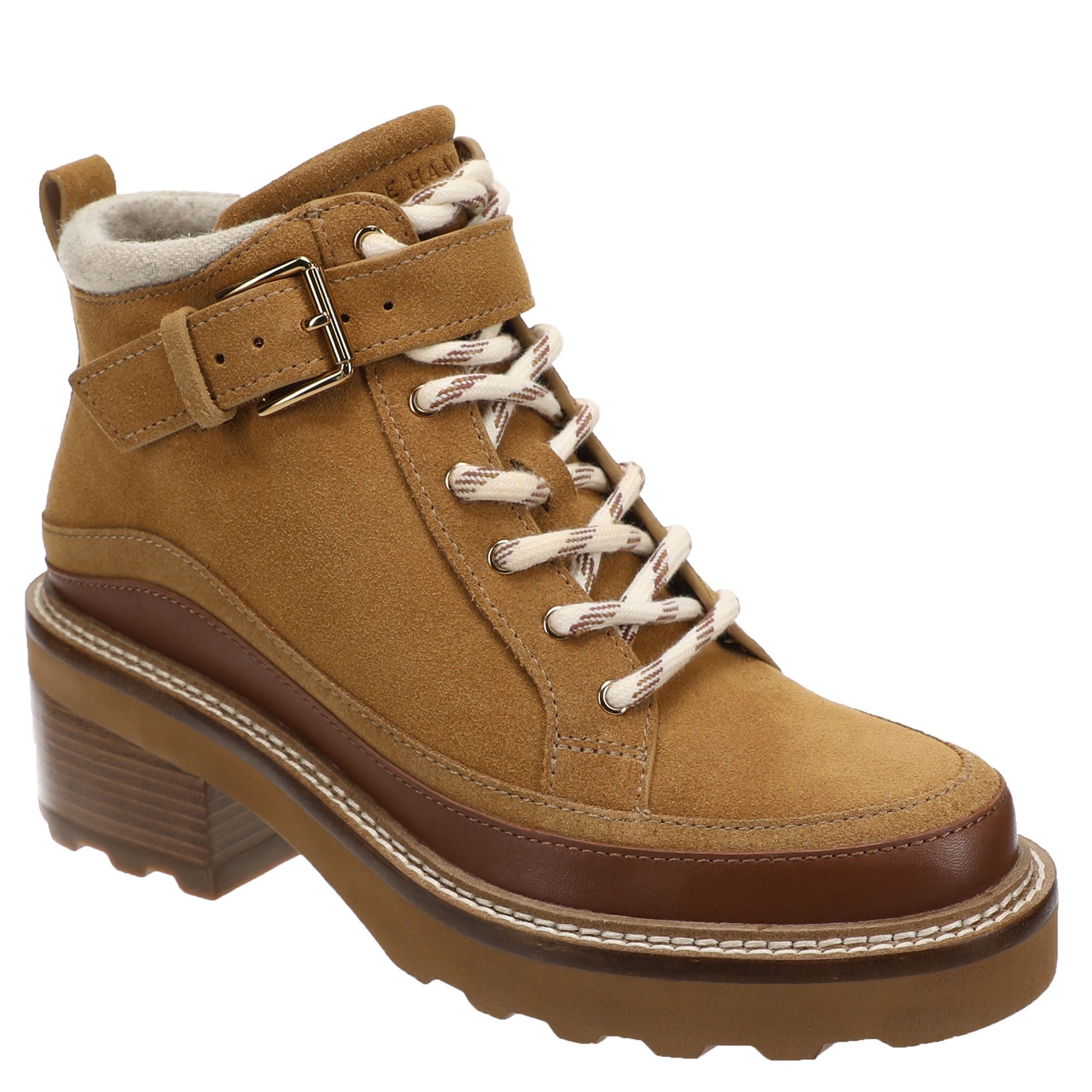 Cole Haan Shibley Lace-Up Booties WP (Women display picture 3