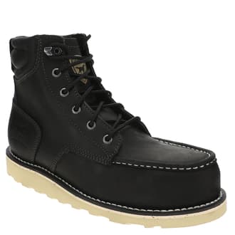 Work America Men\'s Black Leather Uniform Service Boots Size 9.5 Work America Boots | eBay main image 4