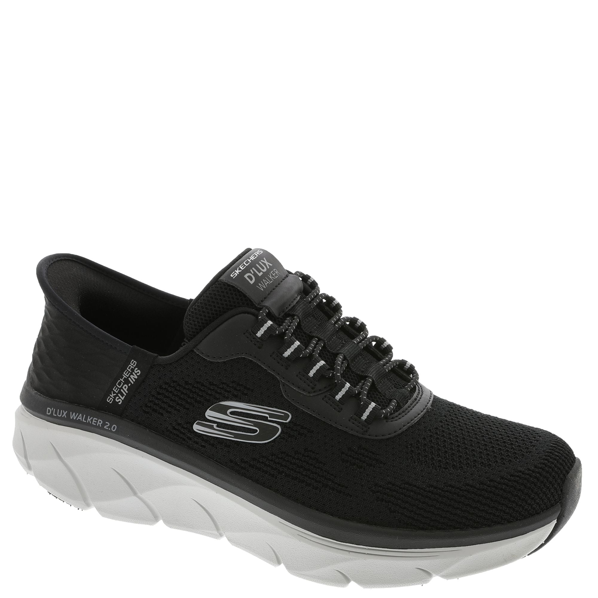 Skechers mens sport d’lux walker black sandals Size 12 Amazon.com | Skechers Men main image 4