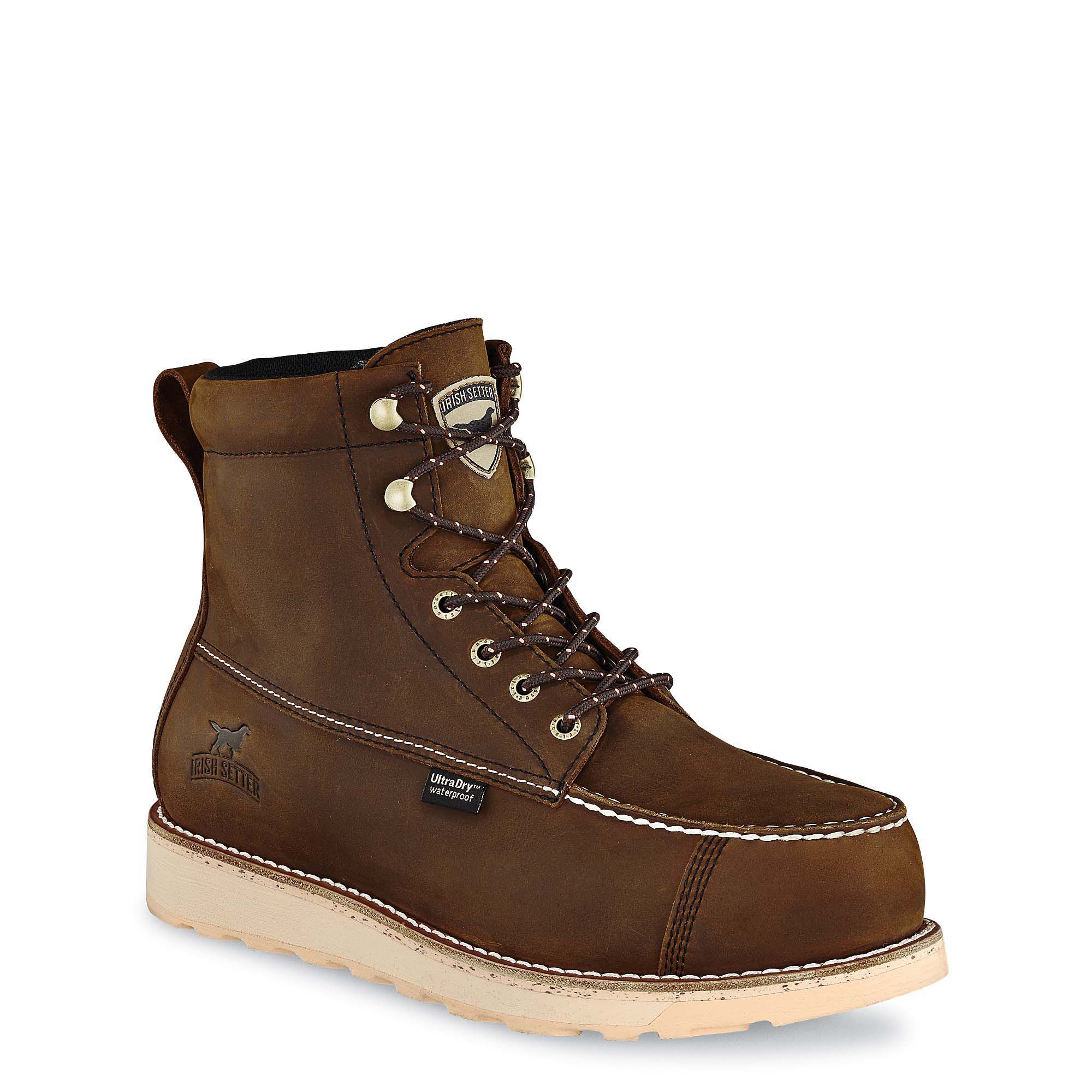 靴 REDWING IRISH SETTER 6INCH MOC TOE BOOT Irish Setter by Red Wing Wingshooter 6