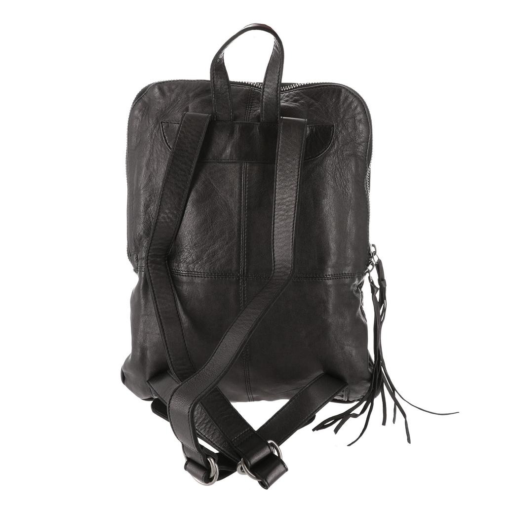 day and mood grey leather backpack Sleepy Panda Buddy Vegan a playdate Gray Men's Leather Backpack |