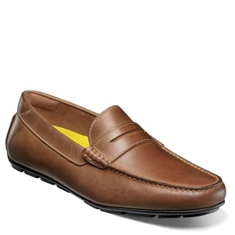 Florsheim Motor Smooth Moc Toe Penny Driver (Men display picture 2
