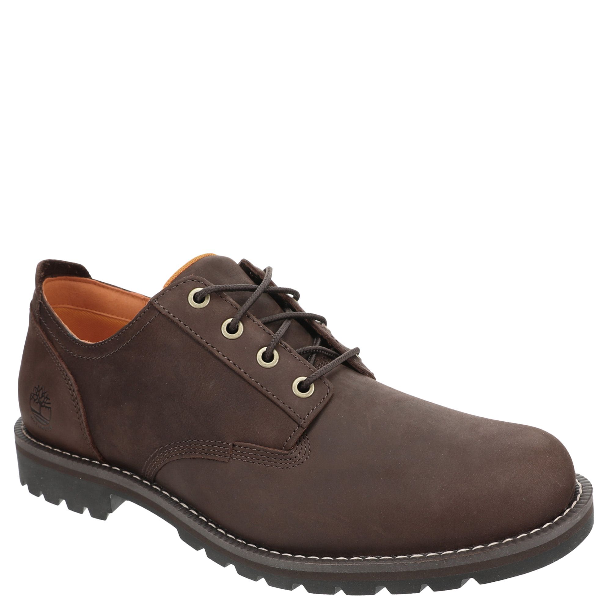 Timberland Men\'s 7.5 Redwood Falls Waterproof Derby Brown Leather Shoes Lace-Up Redwood Falls WP 6inch Lace DK Brown | Quarks Shoes main image 4