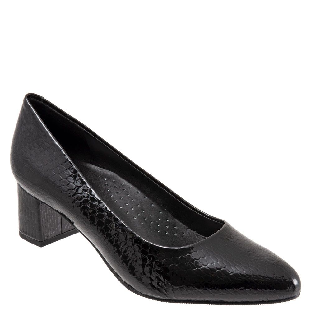 (取寄) トロッターズ レディース ケイト Trotters women Trotters Kate Black Croco Trotters Kate (Women's) | Free shipping available at ShoeMall.com