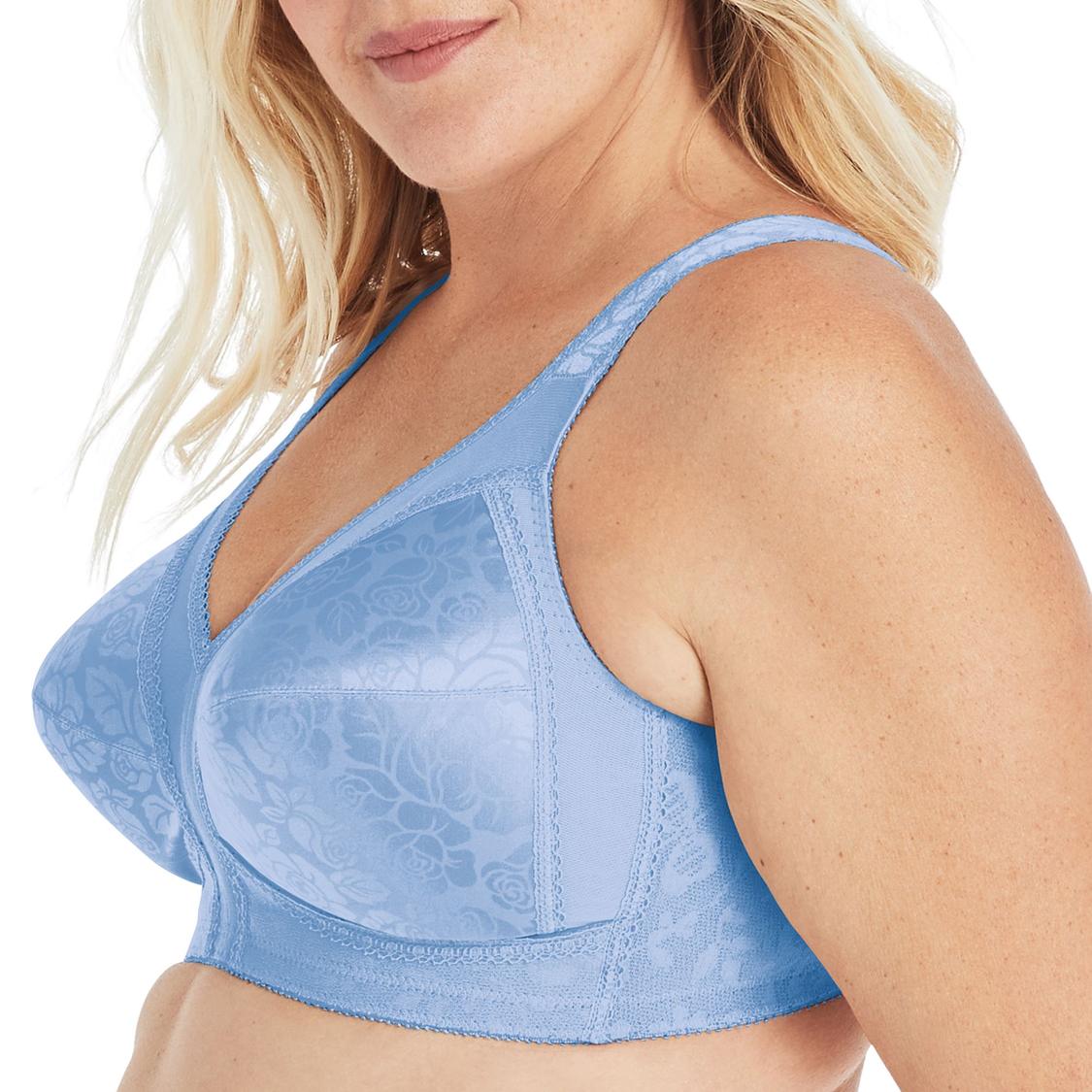 Playtex Women's Love My Curves Side Smoothing Wirefree Bra - Full Coverage T-Shirt Bra 40DDD Nude