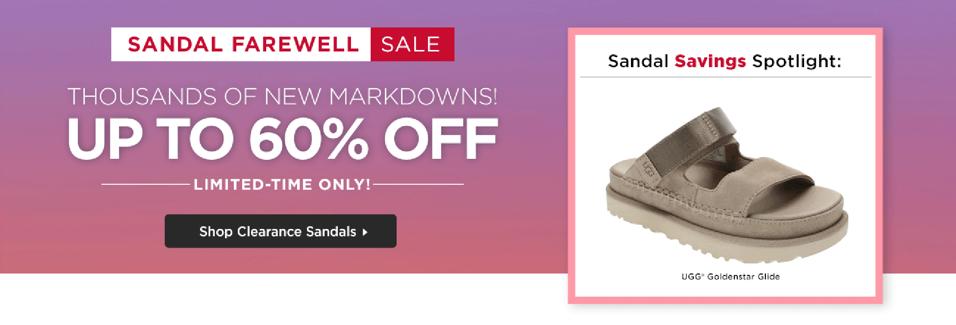 Shop Clearance Sandals