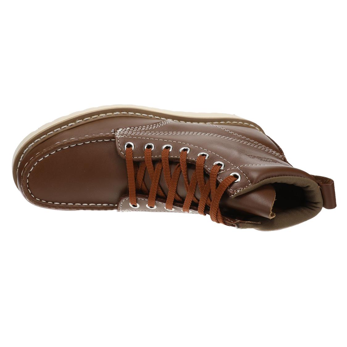 Work anerica crepe wedge sole leather boots 6 in h euc sz 12 D Amazon.com: Work America Men main image 4