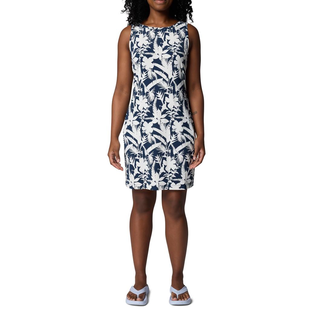 columbia ladies' dress with sun protection Women's Chill River Printed Collegiate NAVY XXL FloorGraduation