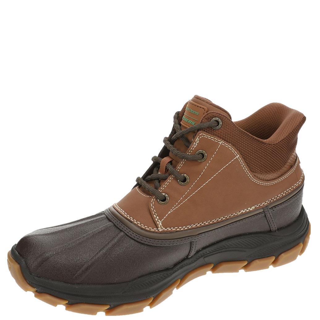 John Deere Skechers Slip-ins Waterproof Duck Boots Mens 8.5 Brown 256026 NWOB Skechers Slip-ins John Deere Waterproof Relaxed Fit  main image 4